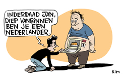 Identiteit volgens tekenaar KIM